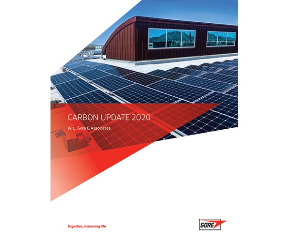 Cover of the carbon update.